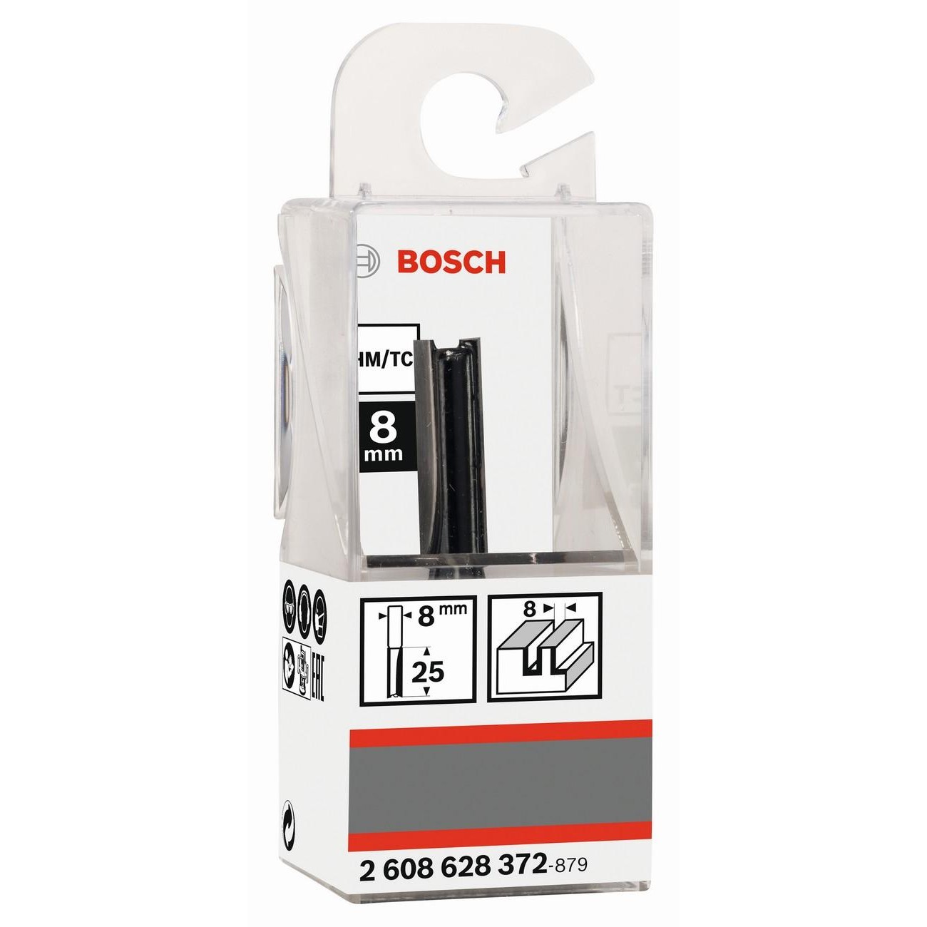 BOSCH Professional Прав фрезер 8 мм D1 8 мм L 25 мм G 56 мм (2608628372) - от Etools.bg BOSCH Professional Прав фрезер 8 мм D1 8 мм L 25 мм G 56 мм (2608628372)