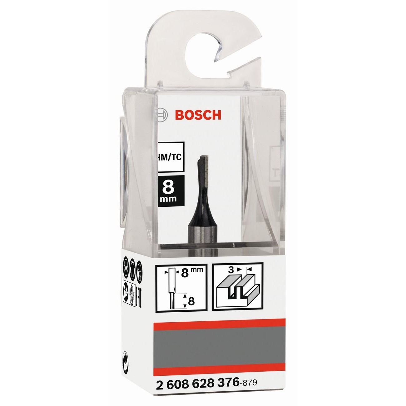 BOSCH Professional Прав фрезер 8 мм D1 3 мм L 8 мм G 51 мм (2608628376) - от Etools.bg BOSCH Professional Прав фрезер 8 мм D1 3 мм L 8 мм G 51 мм (2608628376)