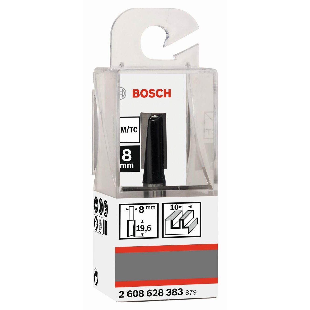 BOSCH Professional Прав фрезер 8 мм D1 10 мм L 19.6 мм G 51 мм (2608628383) - от Etools.bg BOSCH Professional Прав фрезер 8 мм D1 10 мм L 19.6 мм G 51 мм (2608628383)