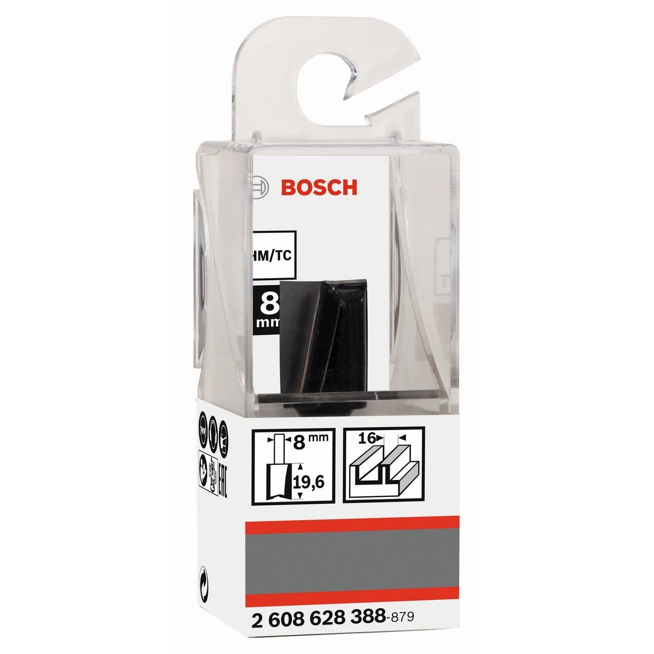 BOSCH Professional Прав фрезер 8 мм D1 16 мм L 19.6 мм G 51 мм (2608628388) - от Etools.bg BOSCH Professional Прав фрезер 8 мм D1 16 мм L 19.6 мм G 51 мм (2608628388)