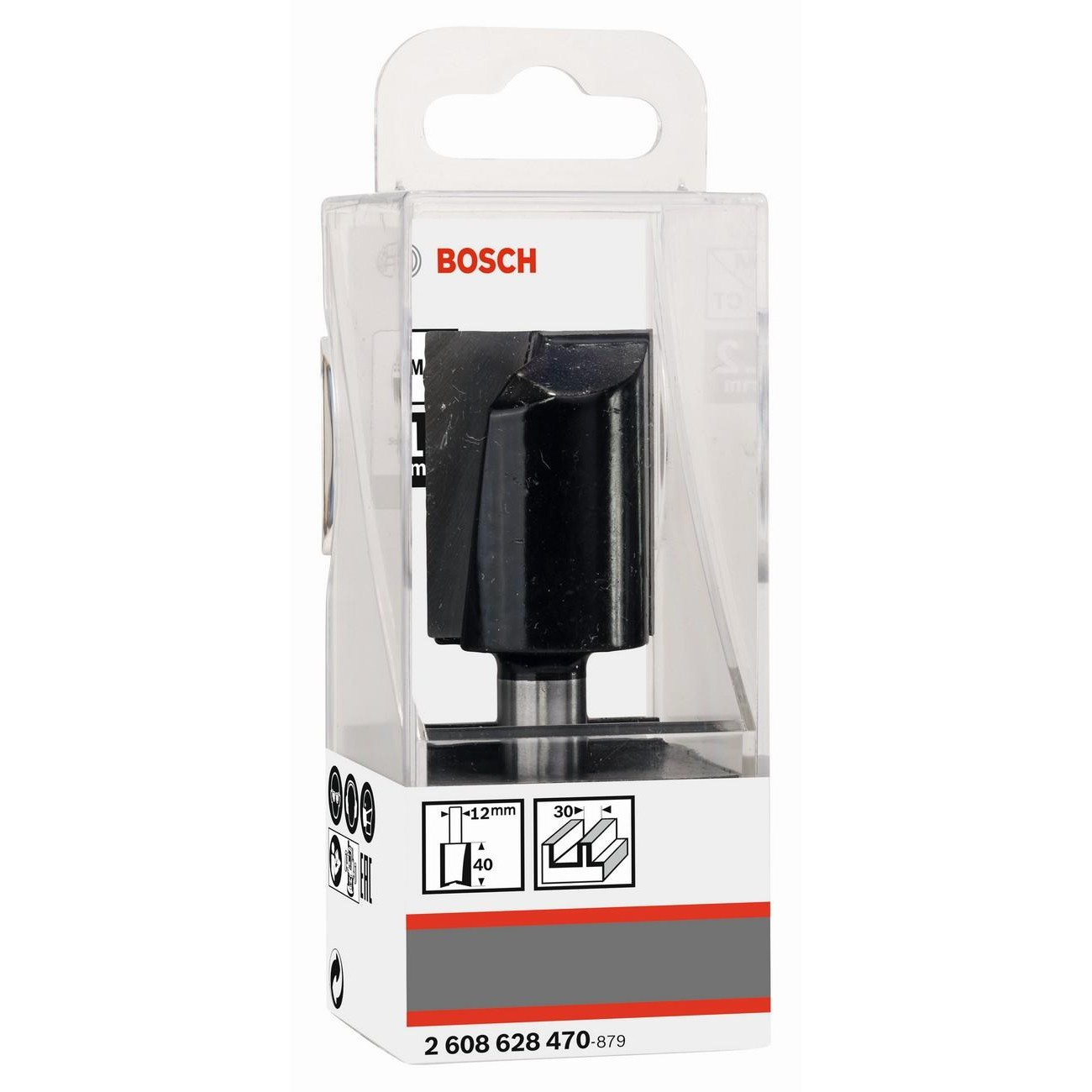 BOSCH Professional Прав фрезер 12 мм D1 30 мм L 40 мм G 81 мм (2608628470) - от Etools.bg BOSCH Professional Прав фрезер 12 мм D1 30 мм L 40 мм G 81 мм (2608628470)