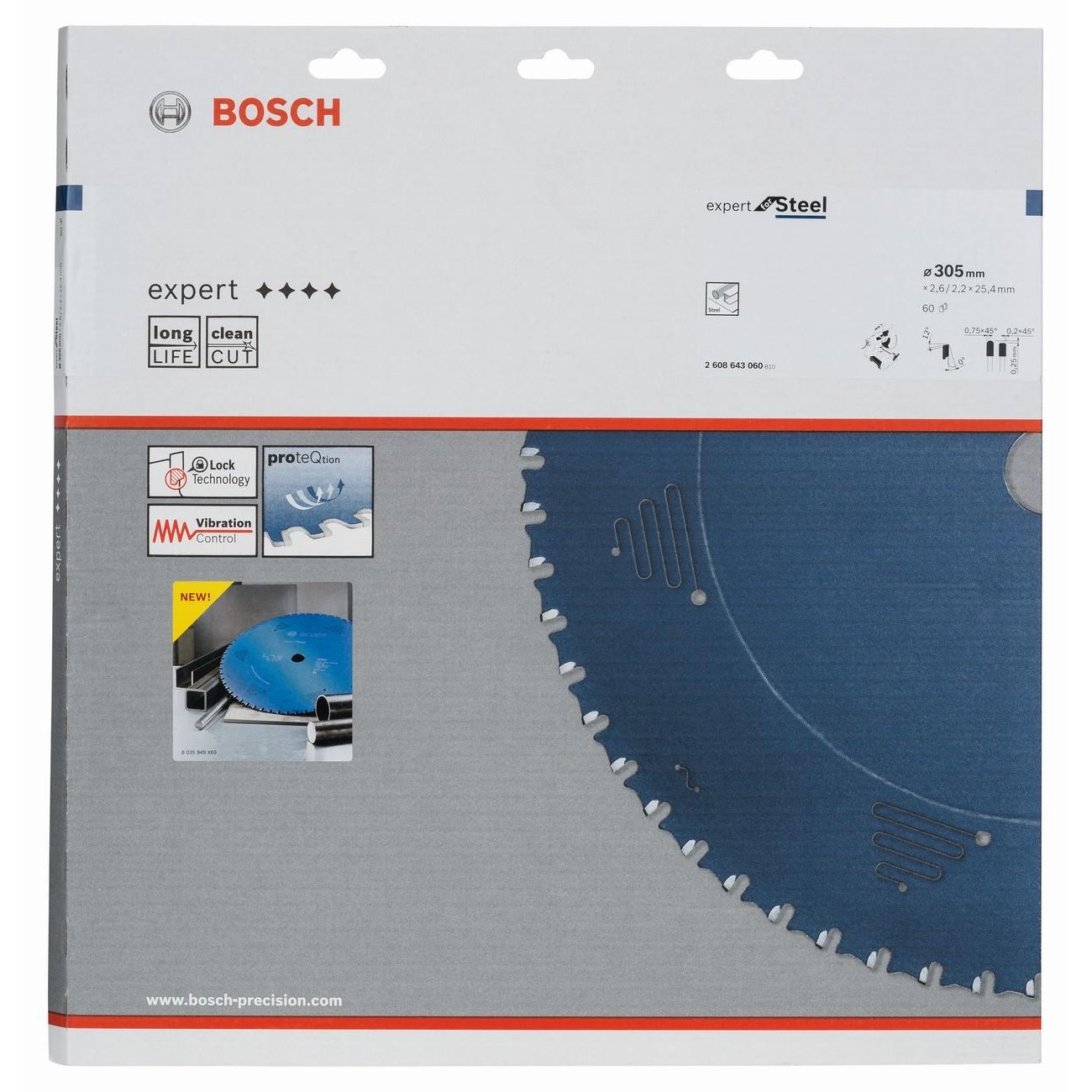 BOSCH Professional Циркулярен диск 305x25.4x2.6 мм 60 зъба (2608643060)