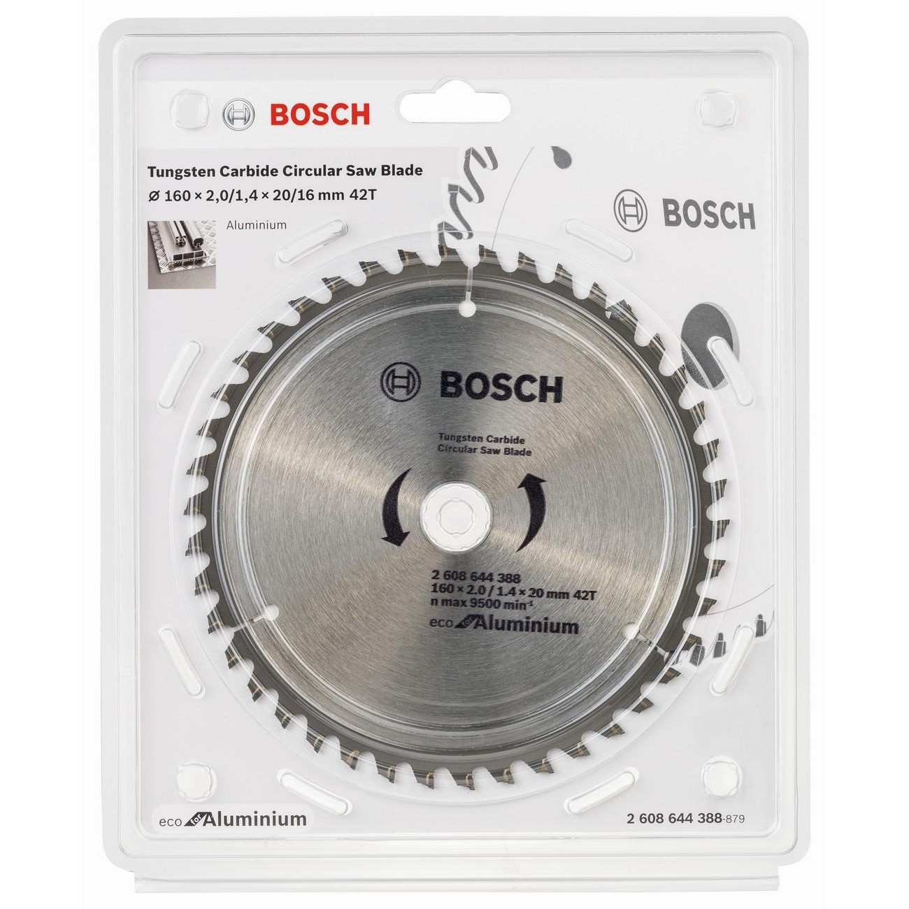 BOSCH Professional Eco Циркулярен диск за алуминии 160х20х2 мм 42 зъба (2608644388) - от Etools.bg BOSCH Professional Eco Циркулярен диск за алуминии 160х20х2 мм 42 зъба (2608644388)