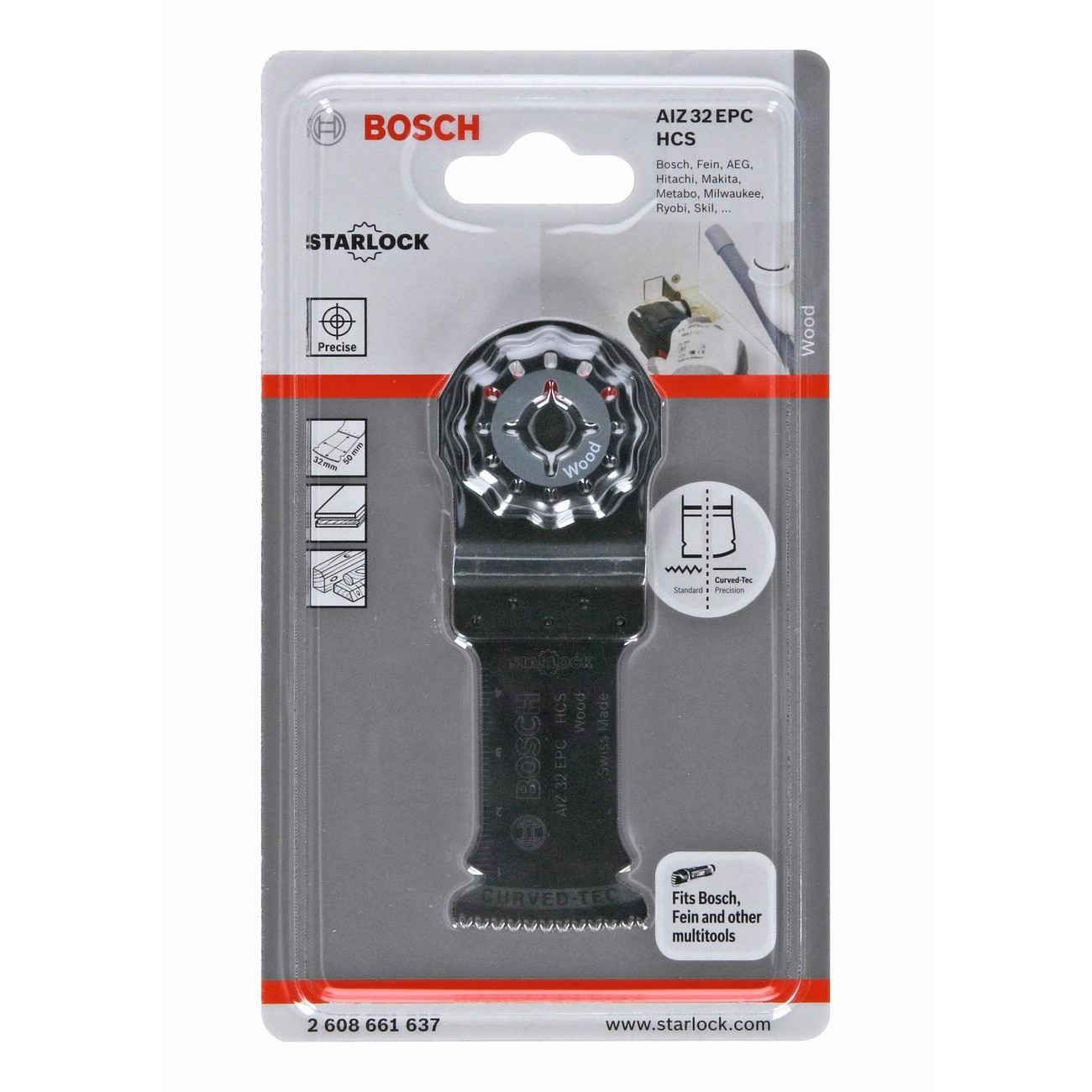 BOSCH Professional AIZ 32 EPC HCS потопяемо ножче за дърво 50x32 мм (2608661637) - от Etools.bg BOSCH Professional AIZ 32 EPC HCS потопяемо ножче за дърво 50x32 мм (2608661637)