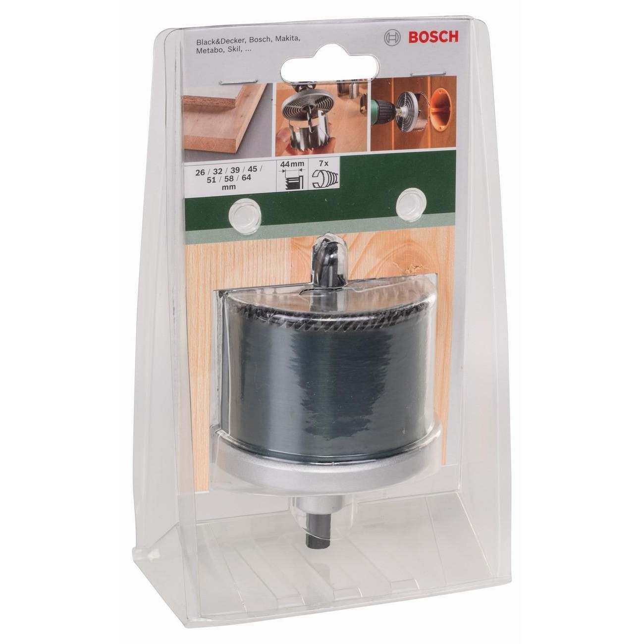 BOSCH Professional Набор корони 7 части 26-64 мм (2609255636)