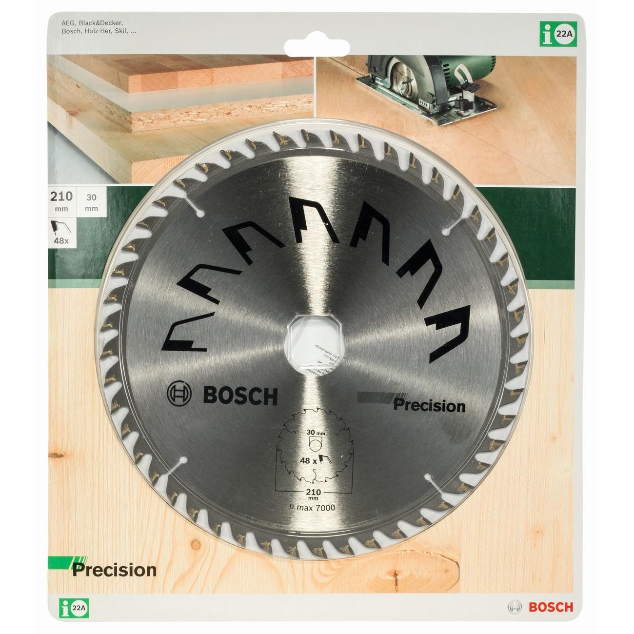 BOSCH Professional Precision Циркулярен диск 210x30x3 мм 48 зъби (2609256873)