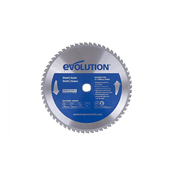 EVOLUTION Диск за рязане на стомана 305мм 60 зъба (EVO M305TCT-60CS-0491)