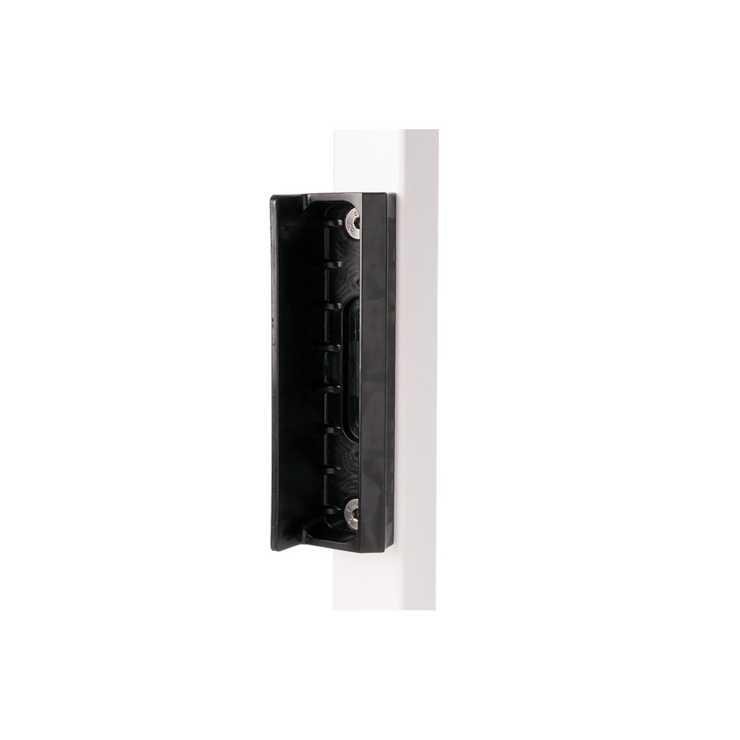 LOCINOX Пластмасов насрещник за градинска врата в черен цвят (SMKL9005QF2)