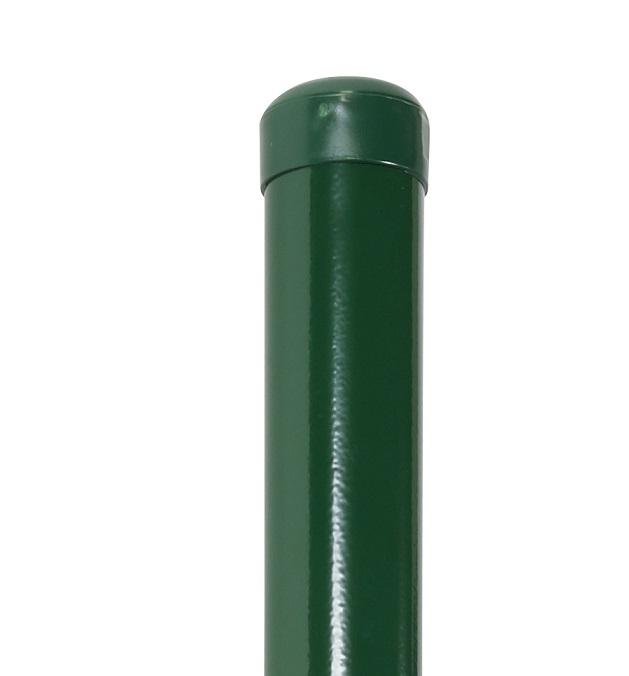 BETAFENCE Ограден кръгъл стълб ф48 мм 2.60 м PES зелен (60256)