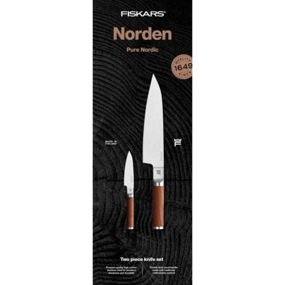 FISKARS Norden Комплект кухненски ножове 2 бр. (1026425) - от Etools.bg FISKARS Norden Комплект кухненски ножове 2 бр. (1026425)