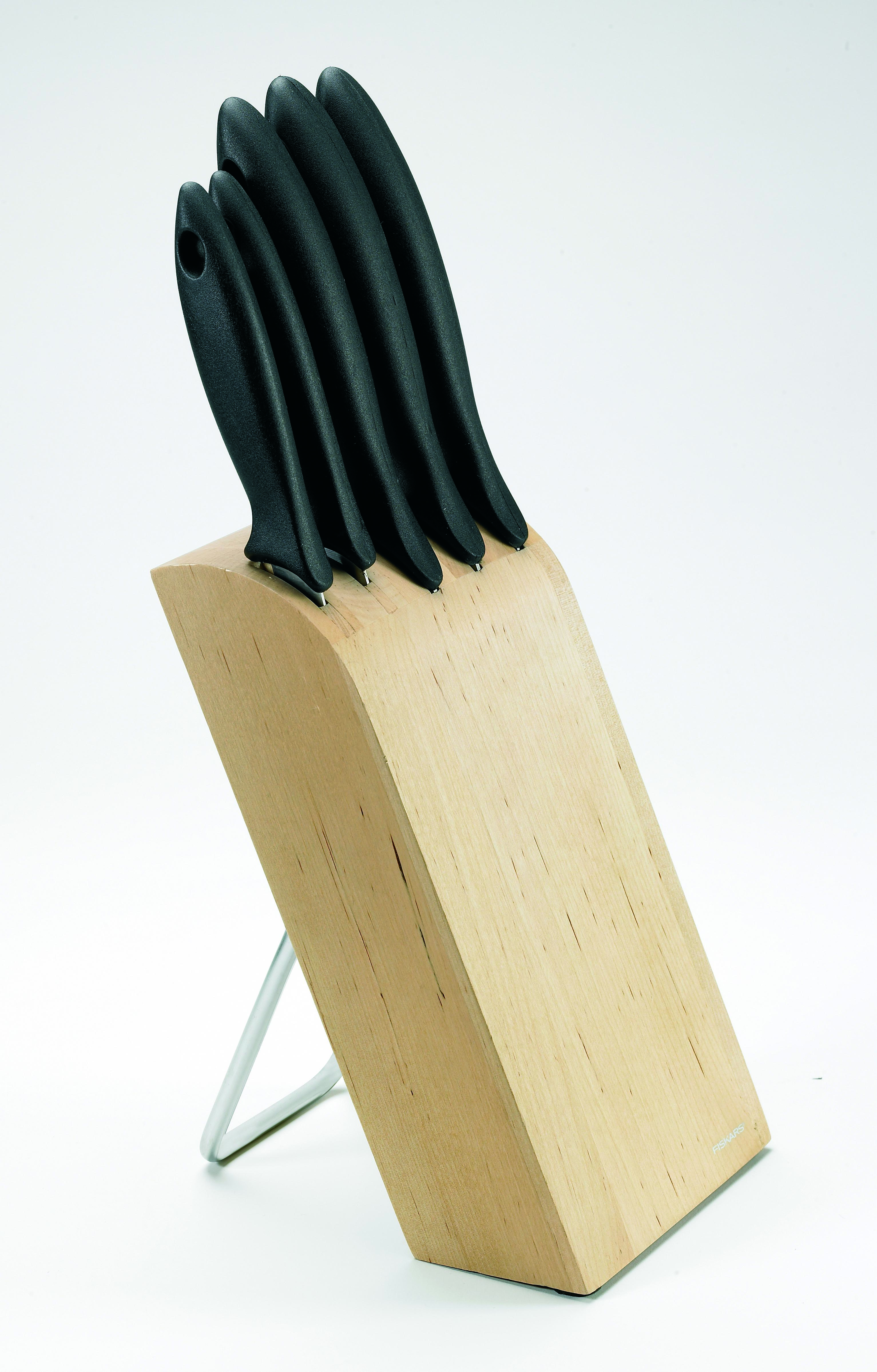 FISKARS Essential Комплект кухненски ножове 5 бр. (1023782) - от Etools.bg FISKARS Essential Комплект кухненски ножове 5 бр. (1023782)