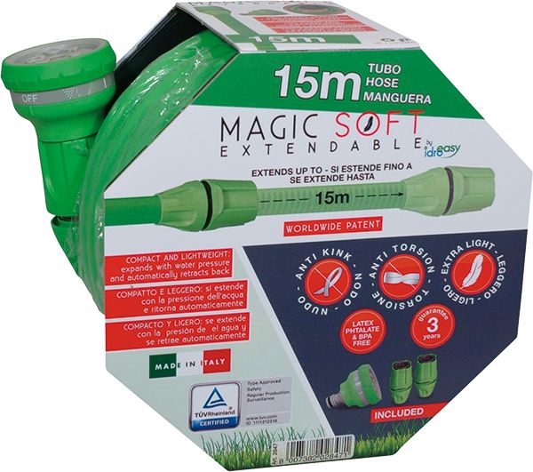 HYDRO-S Magic Soft 5/8 Градински маркуч 15 м 18 мм (0560107) - от Etools.bg HYDRO-S Magic Soft 5/8 Градински маркуч 15 м 18 мм (0560107)