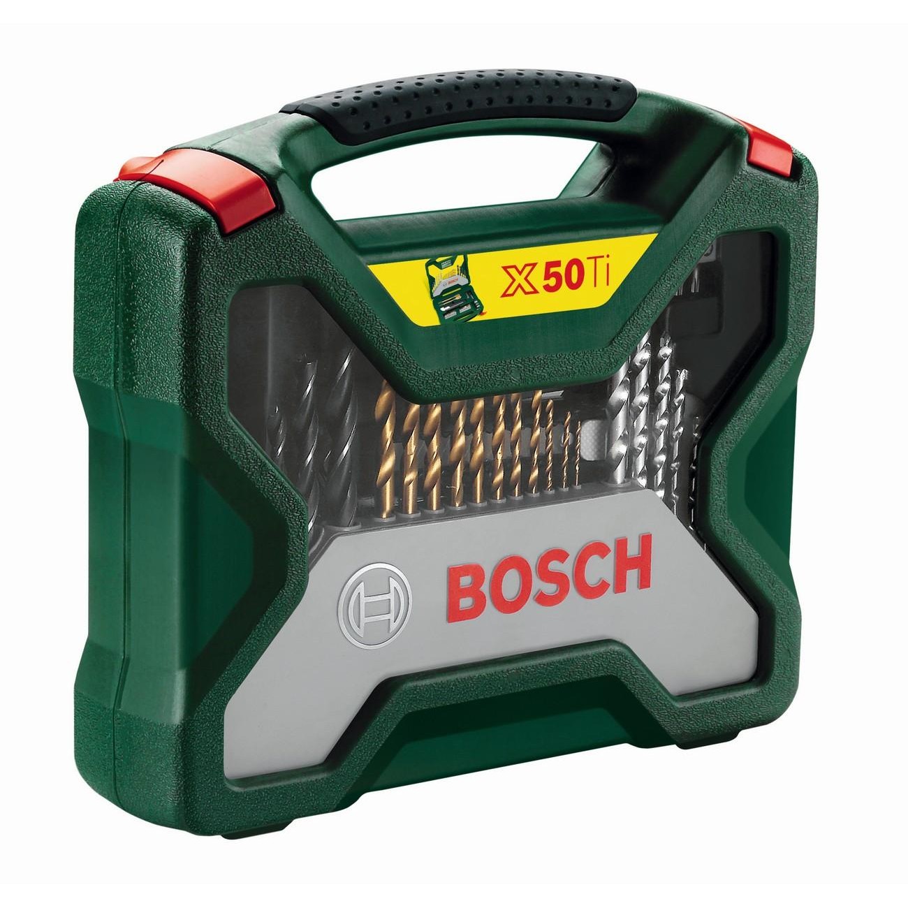 BOSCH Professional X-Line Titanium Комплект вложки, свредла и накрайници 50 части (2607019327)