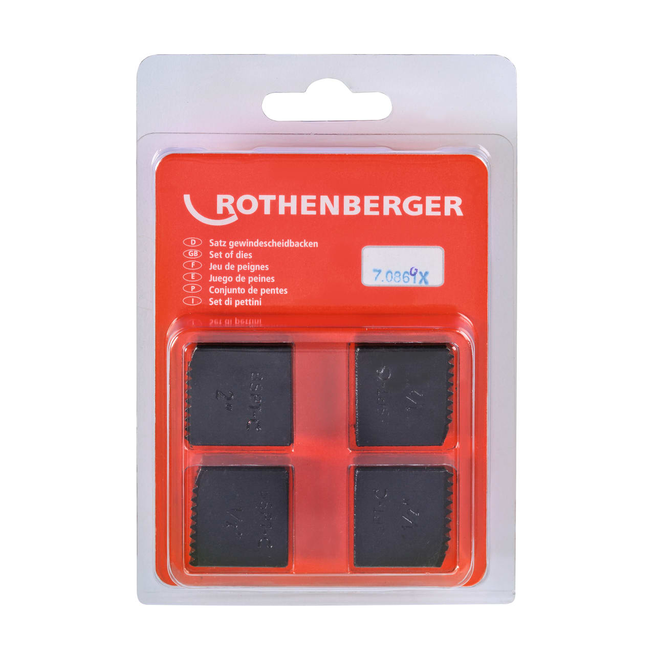 ROTHENBERGER BSPT R Резбонарезни ножове 1.1/2 ROTHENBERGER BSPT R Резбонарезни ножове 1.1/2