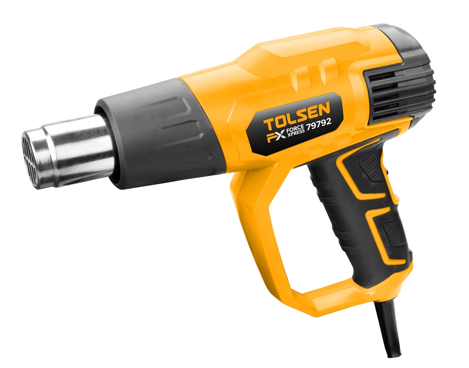 TOLSEN Пистолет за горещ въздух 2000 W до 600 градуса (TLS79792) - от Etools.bg TOLSEN Пистолет за горещ въздух 2000 W до 600 градуса (TLS79792)