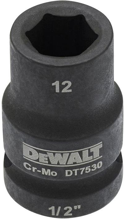 DEWALT DT7530-QZ Ударна 6-стенна вложка 12 мм 1/2
