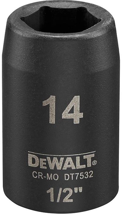 DEWALT DT7532-QZ Ударна 6-стенна вложка 14 мм 1/2
