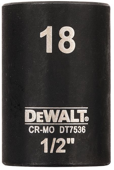 DEWALT DT7536-QZ Ударна 6-стенна вложка 18 мм 1/2