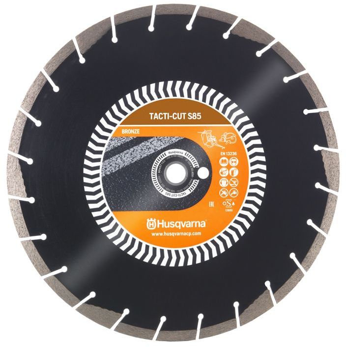 HUSQVARNA CONSTRUCTION Tacti-Cut S85 Диамантен диск за сухо и мокро рязане на асфалт ф400 мм 25.4 мм (579 81 66-30)