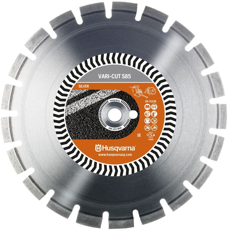 HUSQVARNA CONSTRUCTION Vari-Cut S85 Диамантен диск за сухо рязане на асфалт ф400 мм 25.4 мм (579 81 77-30)