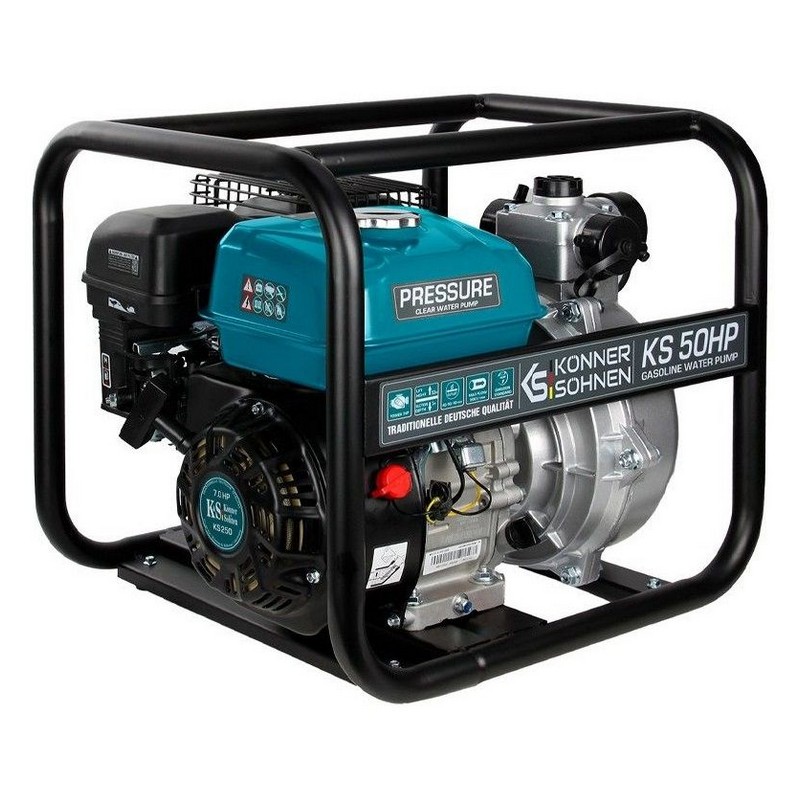 KS 50 HP Бензинова водна помпа 7 к.с 500 л/мин 50 м