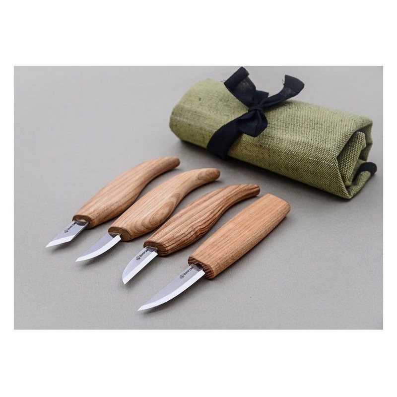 BEAVERCRAFT Комплект ножове за дърворзба 4 ножа (S07)