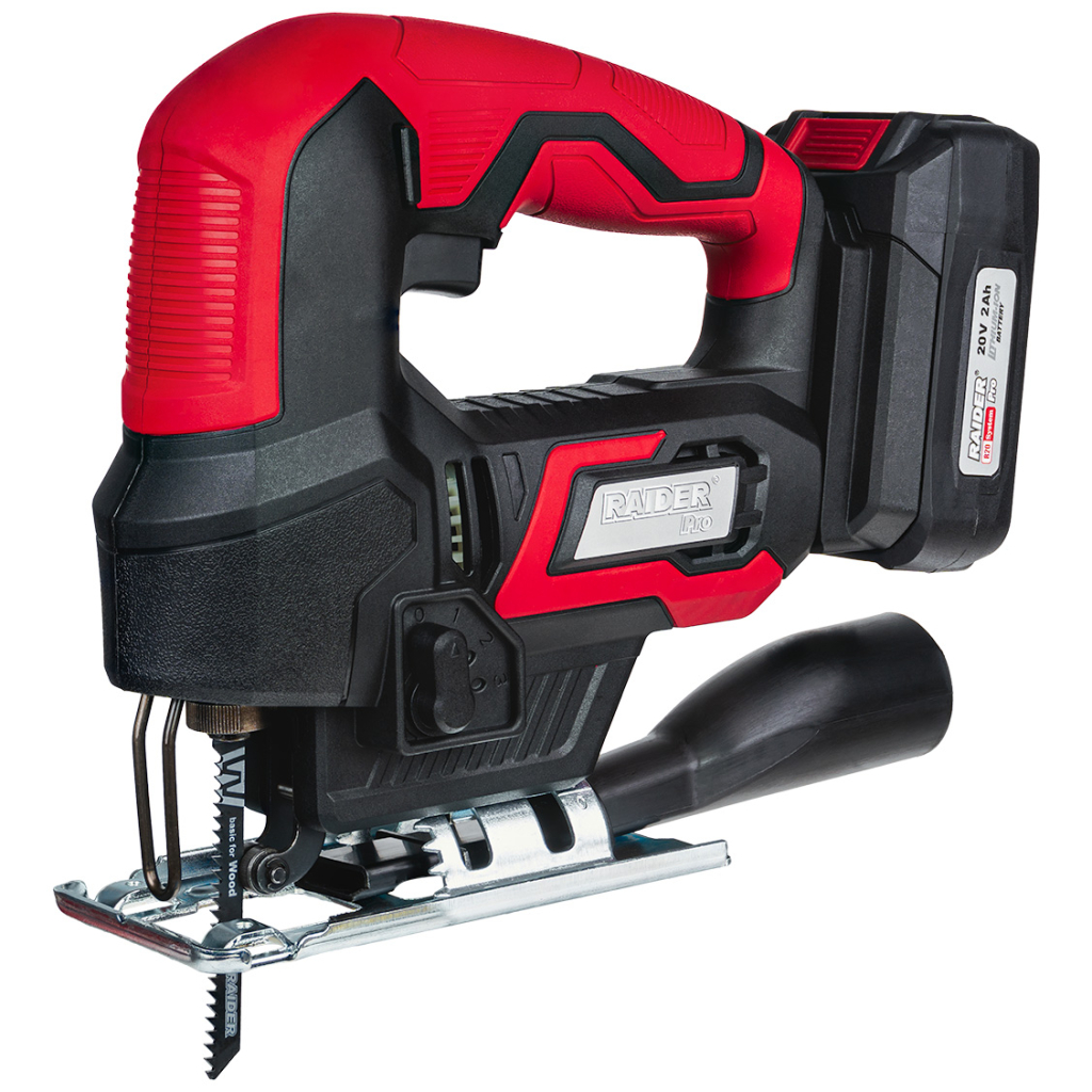 Акумулаторен прободен трион Raider RDP-KJS20, 20 V, 2 Ah, 80 мм (030178) - от Etools.bg Акумулаторен прободен трион Raider RDP-KJS20, 20 V, 2 Ah, 80 мм (030178)