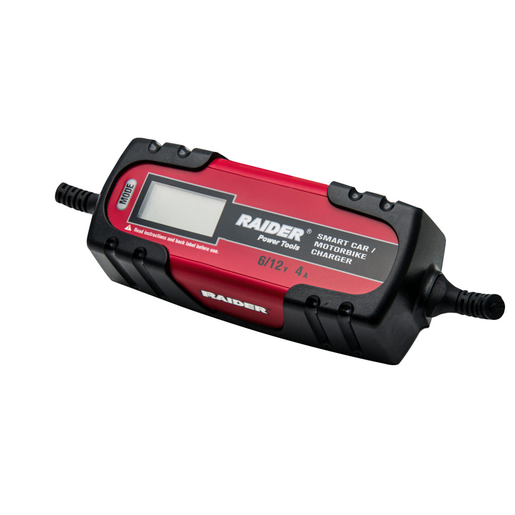 Зарядно за акумулатор, инверторно Raider RD-BC13, 120 Ah 4 A (032202) - от Etools.bg Зарядно за акумулатор, инверторно Raider RD-BC13, 120 Ah 4 A (032202)