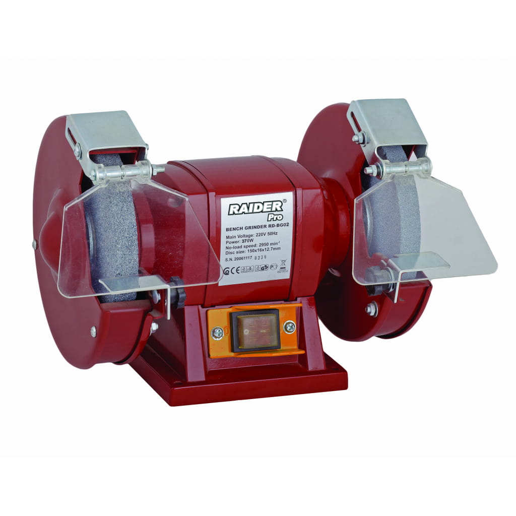 Електрически шмиргел Raider RDP-BG02, 370 W, ф 200 мм (061103) - от Etools.bg Електрически шмиргел Raider RDP-BG02, 370 W, ф 200 мм (061103)