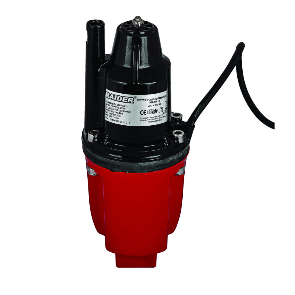 Електрическа потопяема помпа за чиста вода Raider RD-WP18, 300 W, 3/4 Електрическа потопяема помпа за чиста вода Raider RD-WP18, 300 W, 3/4