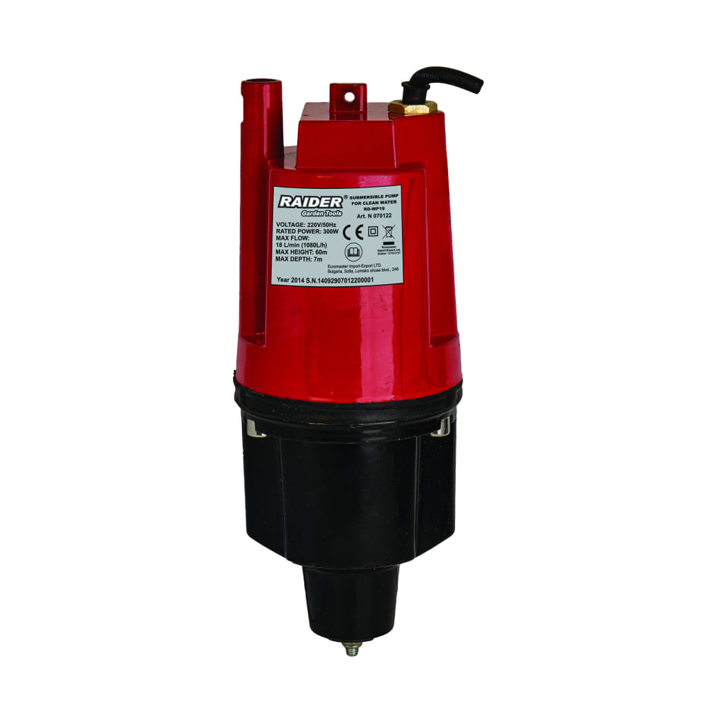 Електрическа потопяема помпа за чиста вода Raider RD-WP19, 300 W, 3/4 Електрическа потопяема помпа за чиста вода Raider RD-WP19, 300 W, 3/4
