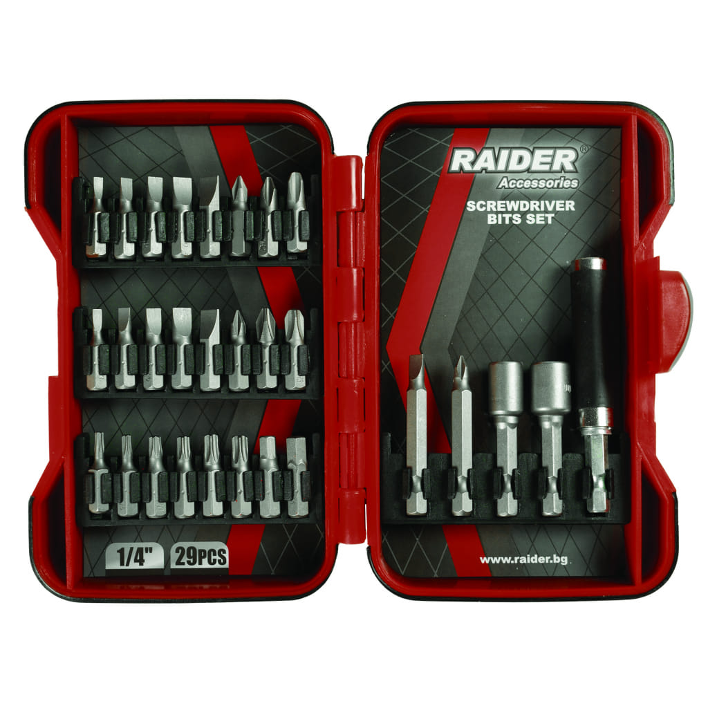 Комплект накрайници Raider, 1/4