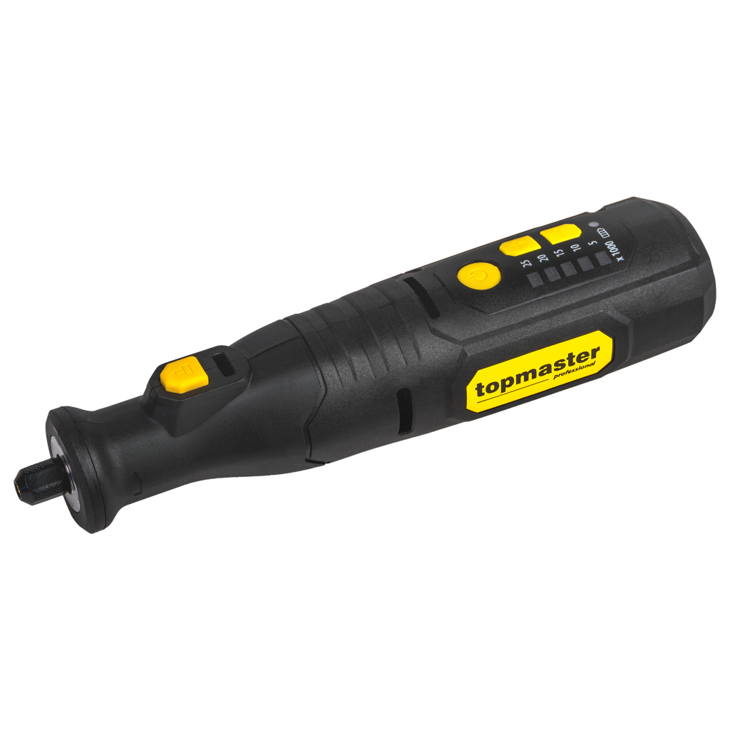Акумулаторна шлифовалка с аксесоари Topmaster Compact (279919) - от Etools.bg Акумулаторна шлифовалка с аксесоари Topmaster Compact (279919)