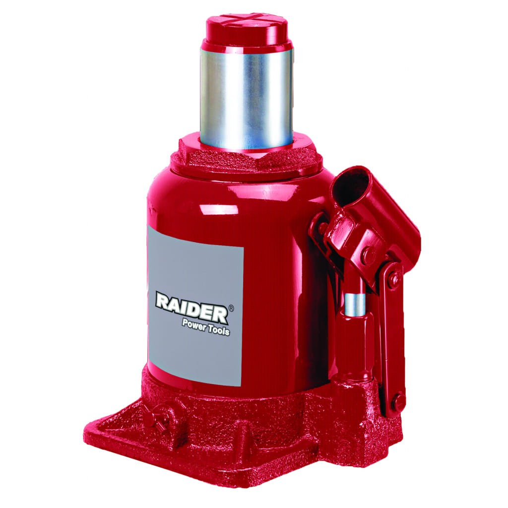 Хидравличен крик нископрофилен тип бутилка Raider RD-HB20L, до 20 т (300112)