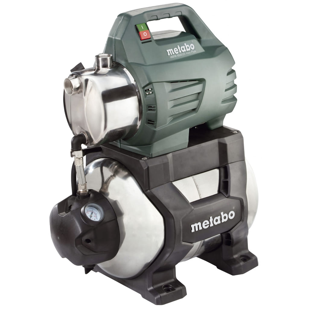 Електрически хидрофор Metabo HWW 4500/25 Inox Plus, 1300 W, 4500 л/ч (600973000) - от Etools.bg Електрически хидрофор Metabo HWW 4500/25 Inox Plus, 1300 W, 4500 л/ч (600973000)