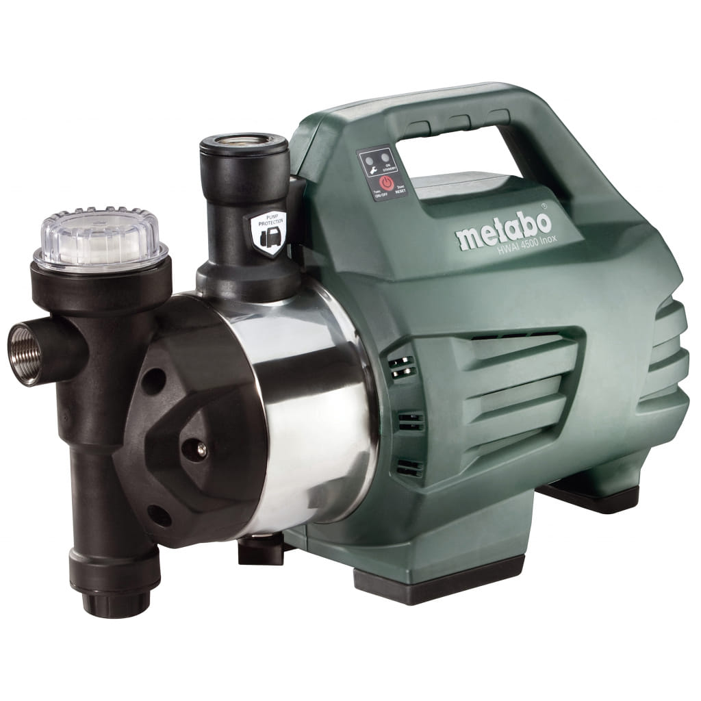 Електрически хидрофор с електронен пресостат Metabo HWAI 4500 Inox, 1300 W, 4500 л/ч (600979000)