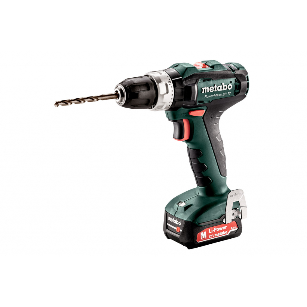 Акумулаторна ударна бормашина Metabo POWERMAXX SB 12, 12 V, 2x2 Ah, 40 Nm (601076500) - от Etools.bg Акумулаторна ударна бормашина Metabo POWERMAXX SB 12, 12 V, 2x2 Ah, 40 Nm (601076500)