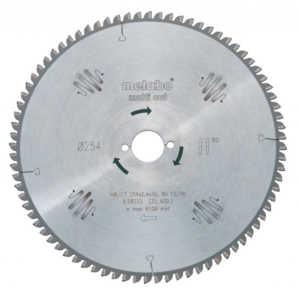 Циркулярен диск Metabo, ф315x2.4x30 мм, 96 FZ/TZ 5° neg. (628226000)