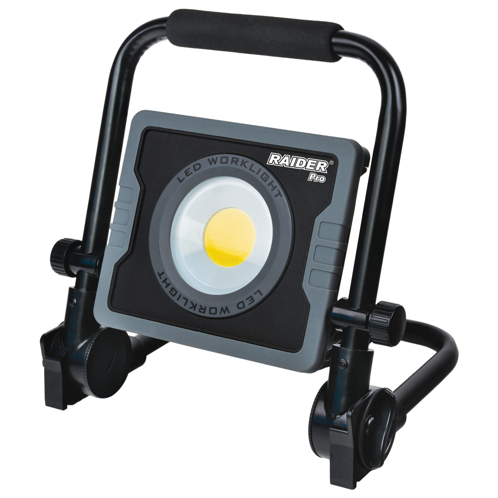 Електрическа работна лампа Raider RDP-WL02, 3.7 V, 10 Ah, 30W, 3300 lm (710305) - от Etools.bg Електрическа работна лампа Raider RDP-WL02, 3.7 V, 10 Ah, 30W, 3300 lm (710305)