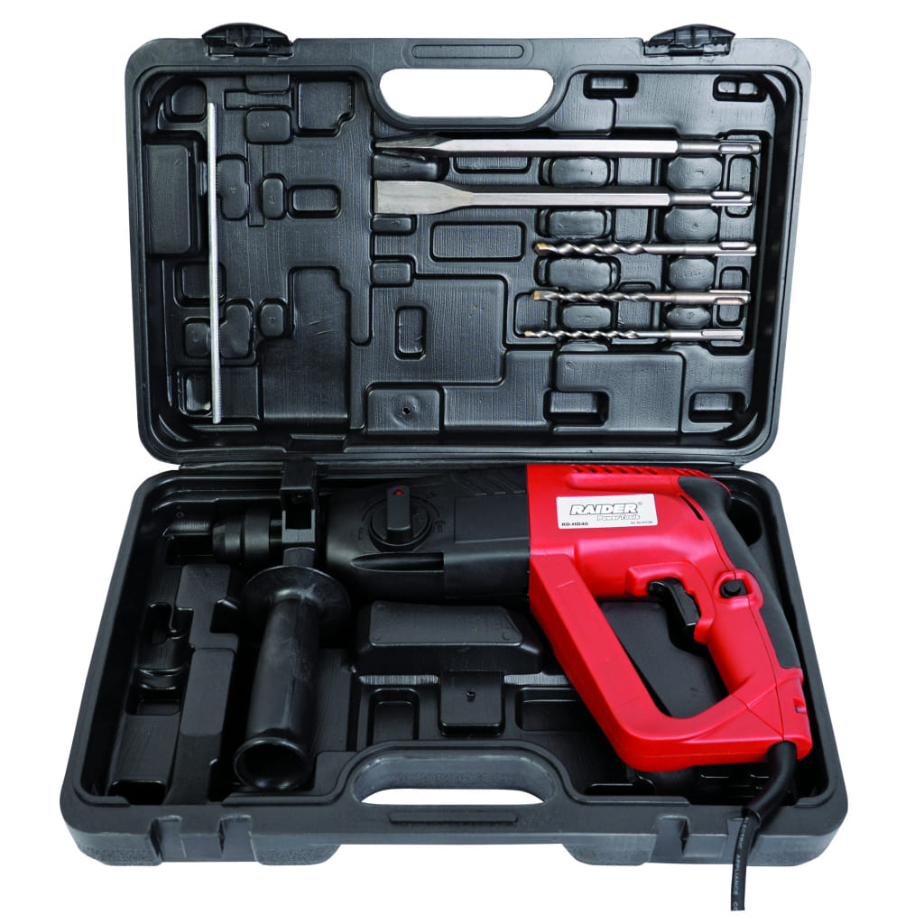 Електрически перфоратор Raider RD-HD40, 800 W, 26 мм (012104) - от Etools.bg Електрически перфоратор Raider RD-HD40, 800 W, 26 мм (012104)