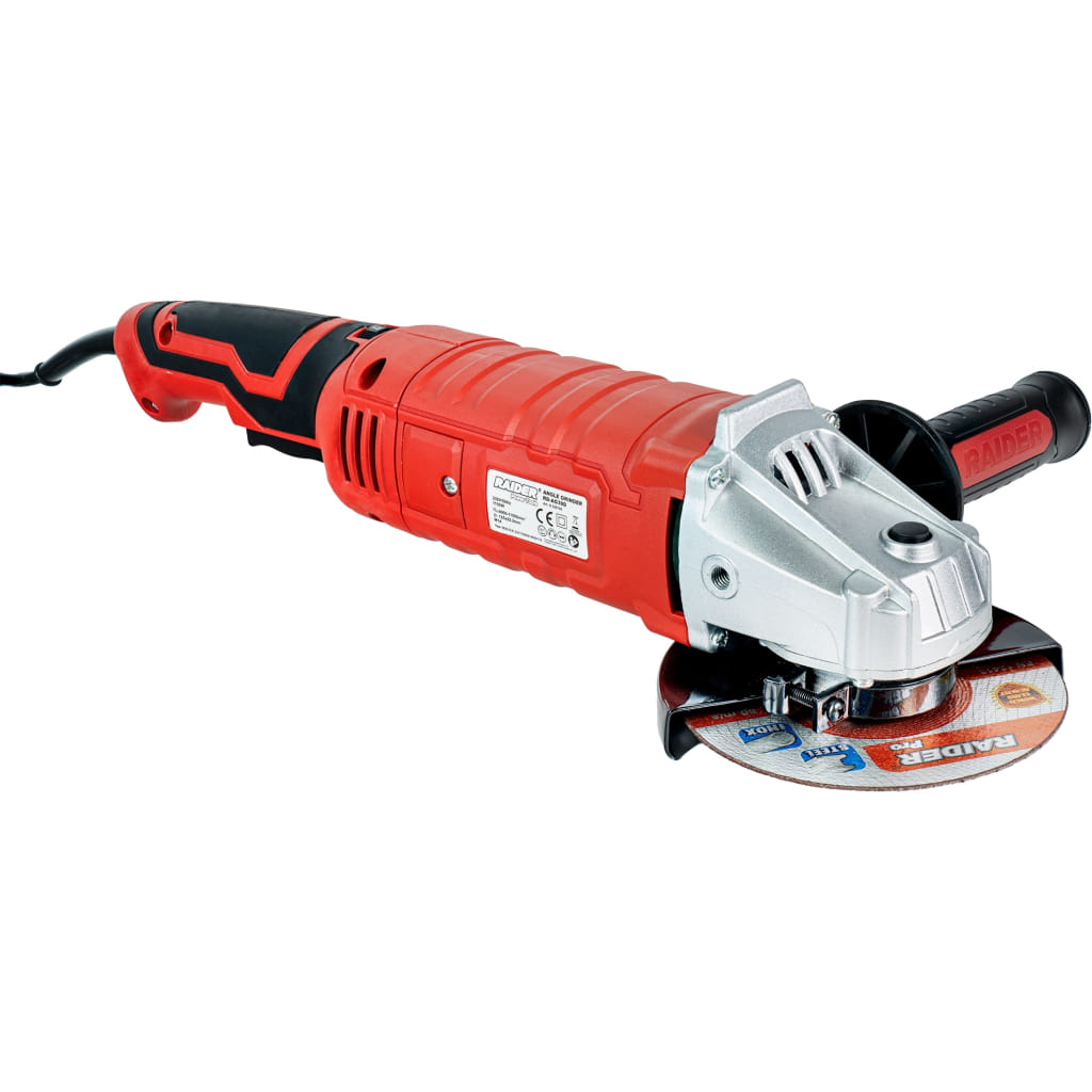 Електрически ъглошлайф Raider RD-AG39, 1150 W, ф 125 мм (020140) - от Etools.bg Електрически ъглошлайф Raider RD-AG39, 1150 W, ф 125 мм (020140)