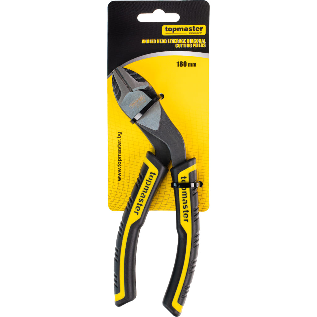 Клещи резачки с извита глава Topmaster, 180 мм (210100) - от Etools.bg Клещи резачки с извита глава Topmaster, 180 мм (210100)