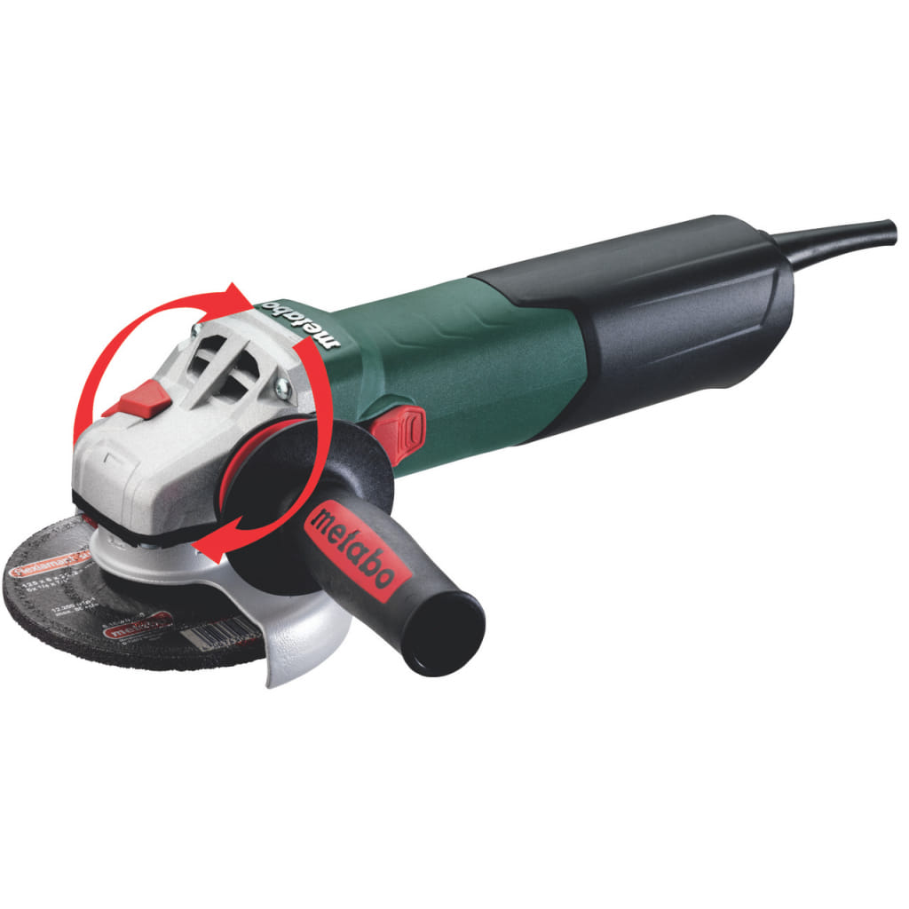 Електрически ъглошлайф Metabo WE 17-125 Quick, 1700 W, ф 125 мм (600515000)