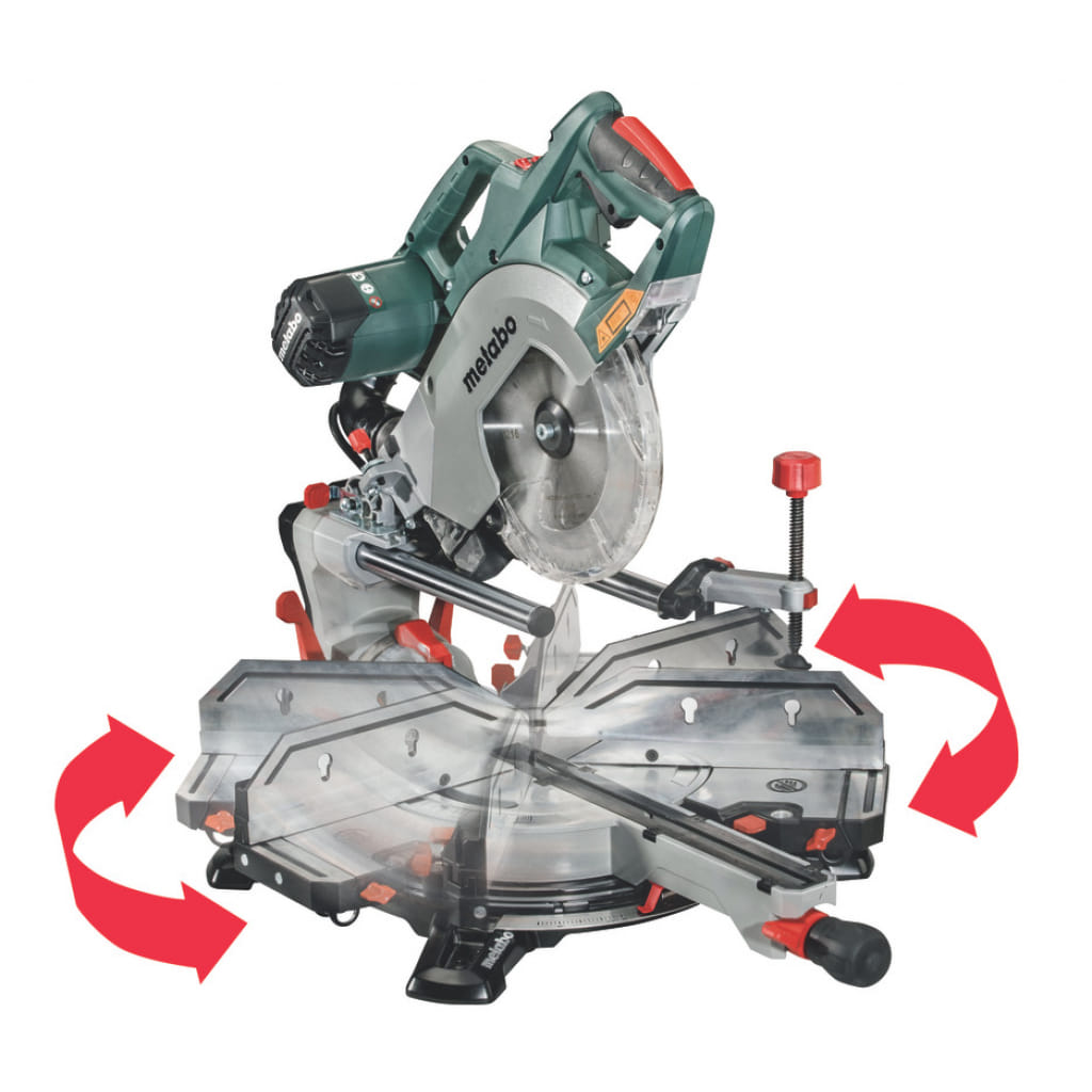 Електрически настолен циркуляр Metabo KGSV 72 Xact SYM, 1800 W, ф 216 мм (612216000)