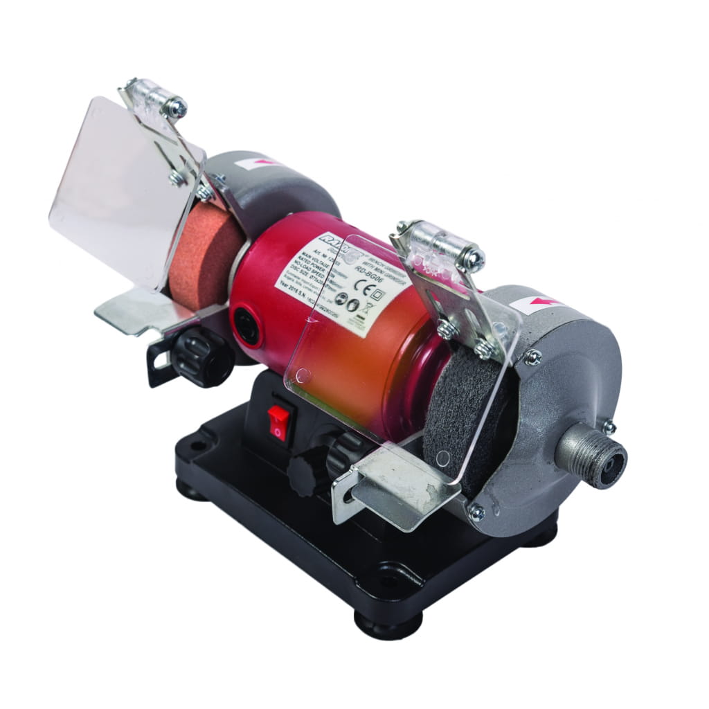 Електрически шмиргел с мини шлифовалка Raider RD-BG06, 120 W, ф 75 мм (129928) - от Etools.bg Електрически шмиргел с мини шлифовалка Raider RD-BG06, 120 W, ф 75 мм (129928)