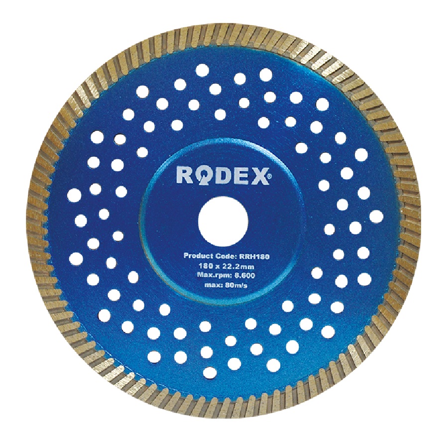 Диамантен диск турбо Rodex Ultraslim, ф230 мм (39193)