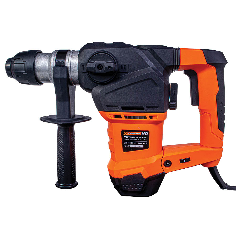 Къртач Premium, 1500 W, 5.5 J, SDS-Plus (45715) - от Etools.bg Къртач Premium, 1500 W, 5.5 J, SDS-Plus (45715)