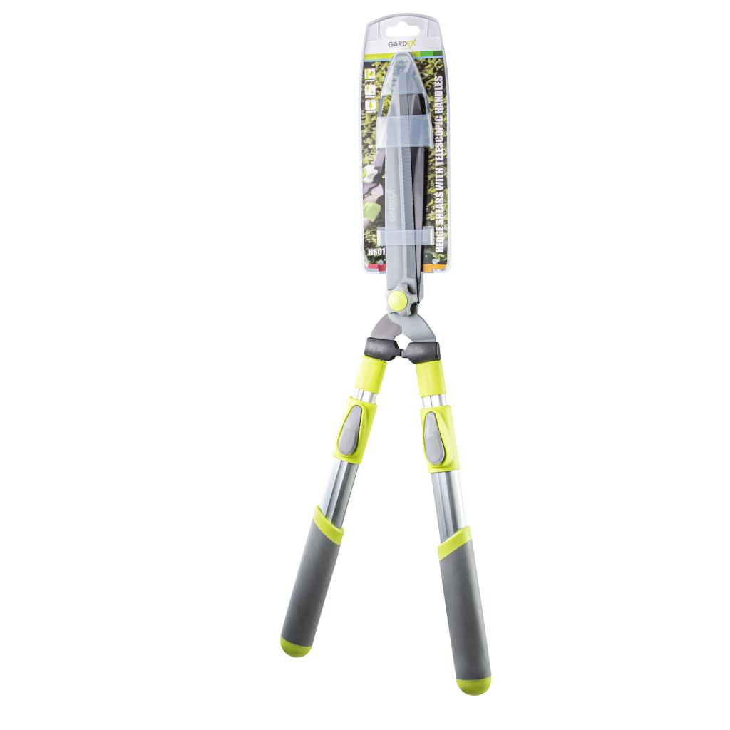 Ножица за храсти с телескопични алуминиеви дръжки Gardex HS01 (402700) - от Etools.bg Ножица за храсти с телескопични алуминиеви дръжки Gardex HS01 (402700)