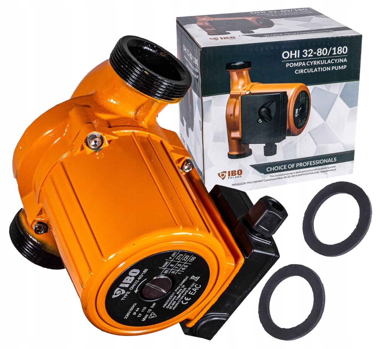 IBO OHI 32-80/180 Циркулационна помпа 150-270 W 160 л./мин. 8 м 10 бара - от Etools.bg IBO OHI 32-80/180 Циркулационна помпа 150-270 W 160 л./мин. 8 м 10 бара