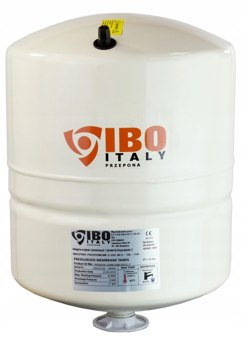 IBO Italy Разширителен съд за отоплителни системи 8 л 8 бара 3/4